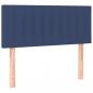Preview: LED Kopfteil Blau 100x5x78/88 cm Stoff