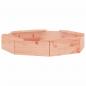 Preview: Sandkasten mit Sitzen Achteck Massivholz Douglasie