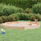 Preview: ARDEBO.de - Sandkasten mit Sitzen Achteck Massivholz Kiefer