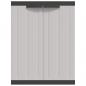 Preview: Gartenschrank Grau und Schwarz 65x37x85 cm PP