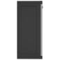 Preview: Gartenschrank Grau und Schwarz 97x37x85 cm PP