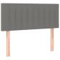 Preview: Boxspringbett mit Matratze Dunkelgrau 90x200 cm Stoff