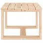 Preview: Garten-Beistelltisch 40x38x28,5 cm Massivholz Kiefer