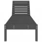 Preview: Sonnenliegen 2 Stk. Grau 199,5x60x74 cm Massivholz Kiefer