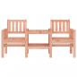 Preview: Gartenbank mit Tisch 2-Sitzer Massivholz Douglasie
