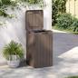 Preview: Outdoor-Mülltonne Braun 38x38x65 cm PP