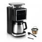 Preview: BEEM Kaffeemaschine Fresh-Aroma-Perfect III Thermo, 1000W, mit Mahlwerk, schwarz/Edelstahl (04233)