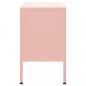 Preview: TV-Schrank Rosa 105x35x50 cm Stahl    