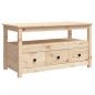 Preview: Couchtisch 102x49x55 cm Massivholz Kiefer