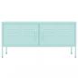 Preview: TV-Schrank Minzgrün 105x35x50 cm Stahl    