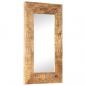 Preview: ARDEBO.de - Handgeschnitzter Spiegel 80x50x2,5 cm Massivholz Mango