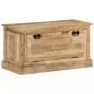 Preview: Schuhbank 85x40x45 cm Massivholz Mango