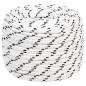 Preview: Bootsseil Geflochten Weiß 14 mmx250 m Polyester