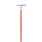 Preview: Arbeitsseil Orange 3 mm 100 m Polypropylen