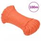 Preview: ARDEBO.de - Arbeitsseil Orange 6 mm 100 m Polypropylen