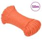 Preview: Arbeitsseil Orange 8 mm 50 m Polypropylen