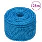 Preview: ARDEBO.de - Arbeitsseil Blau 14 mm 25 m Polypropylen