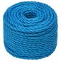 Preview: Arbeitsseil Blau 14 mm 25 m Polypropylen