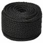 Preview: Arbeitsseil Schwarz 10 mm 50 m Polypropylen