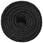 Preview: Arbeitsseil Schwarz 14 mm 25 m Polypropylen