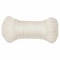 Preview: Arbeitsseil Weiß 6 mm 100 m Polypropylen
