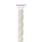 Preview: Arbeitsseil Weiß 12 mm 500 m Polypropylen