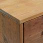 Preview: Schuhschrank 75x40x110 cm Massivholz Kiefer