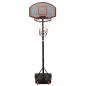 Preview: Basketballständer Schwarz 216-250 cm Polyethylen
