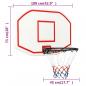 Preview: Basketballkorb Weiß 109x71x3 cm Polyethylen