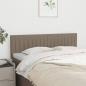 Preview: ARDEBO.de - Kopfteile 2 Stk. Taupe 72x5x78/88 cm Stoff