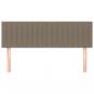 Preview: Kopfteile 2 Stk. Taupe 72x5x78/88 cm Stoff
