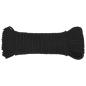 Preview: Bootsseil Schwarz 3 mm 250 m Polypropylen