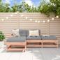 Preview: ARDEBO.de - 4-tlg. Garten-Lounge-Set Massivholz Douglasie