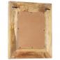 Preview: Spiegel Handgeschnitzt 50x50x2,6 cm Massivholz Mango