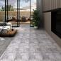 Preview: ARDEBO.de - PVC-Fliesen Selbstklebend 5,21 m² 2 mm Zementbraun
