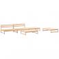 Preview: 5-tlg. Garten-Lounge-Set Massivholz Kiefer