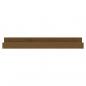 Preview: Wandregale 2 Stk. Honigbraun 80x12x9 cm Massivholz Kiefer