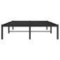 Preview: Bettgestell Metall Schwarz 120x200 cm
