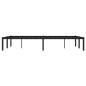 Preview: Bettgestell Metall Schwarz 120x200 cm