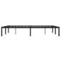 Preview: Bettgestell Metall Schwarz 140x190 cm
