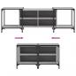 Preview: TV-Schrank Grau Sonoma 153x37x50 cm Holzwerkstoff