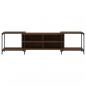 Preview: TV-Schrank Braun Eichen-Optik 203x37x50 cm Holzwerkstoff