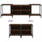 Preview: TV-Schrank Braun Eichen-Optik 153x37x50 cm Holzwerkstoff