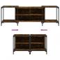 Preview: TV-Schrank Räuchereiche 153x37x50 cm Holzwerkstoff