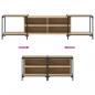Preview: TV-Schrank Sonoma-Eiche 203x37x50 cm Holzwerkstoff