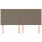 Preview: Kopfteile 4 Stk. Taupe 100x5x78/88 cm Stoff
