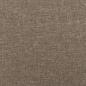 Preview: Kopfteil mit Ohren Taupe 203x23x118/128 cm Stoff
