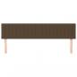Preview: Kopfteile 2 Stk. Dunkelbraun 100x5x78/88 cm Stoff