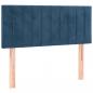 Preview: LED Kopfteil Dunkelblau 80x5x78/88 cm Samt