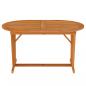 Preview: Gartentisch 200x100x75 cm Massivholz Eukalyptus